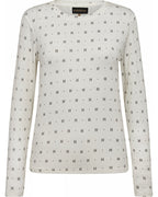 Hype The Detail Tee l/s Cashmere-blend White