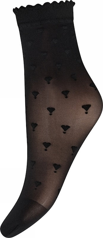 Hype The Detail Sock Hearts 20d Black