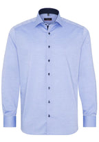 Eterna Skjorte 8100 X13K Medium Blue