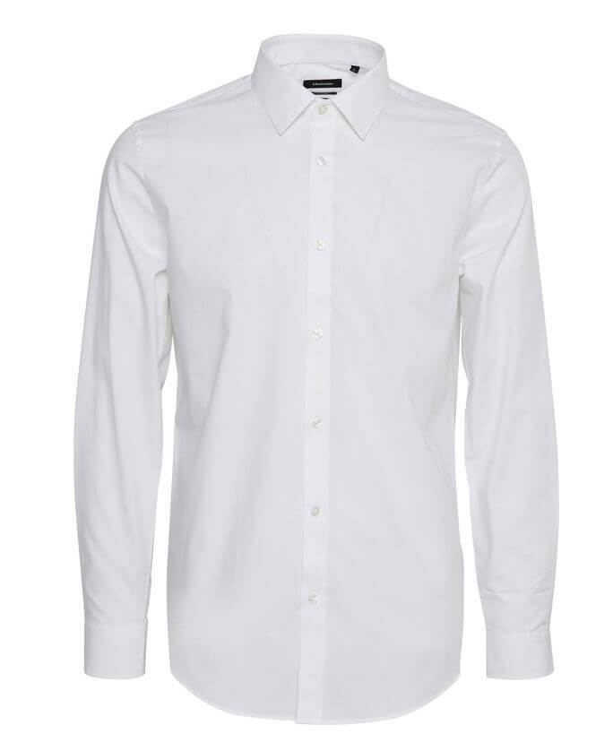 Robo N New Stretch Poplin Shirt White