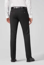 Roma uld bukser Black