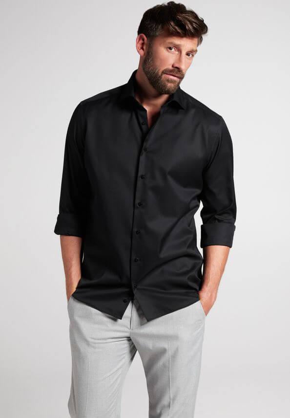 Eterna shirt 8817 X18K Black