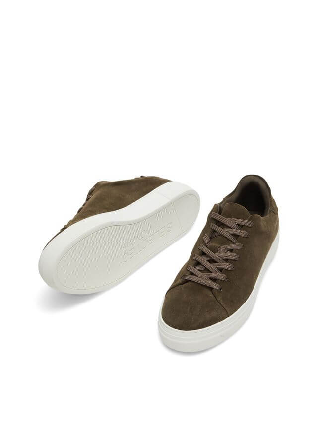 David Chunky Suede Sneaker Rosin