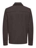 Only & Sons Newkodyl Overshirt Sweat Noos Coffee Bean