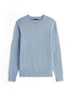 Tommy Hilfiger Pima Cashmere Crew Neck Brisk Blue