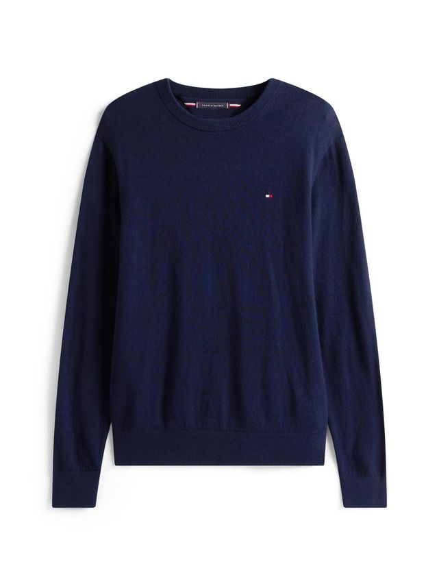 Tommy Hilfiger Pima Cashmere Crew Neck Desert Sky