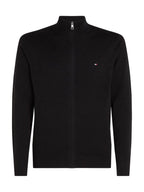Pima ORG CTN Cashmere Zip Knit Black