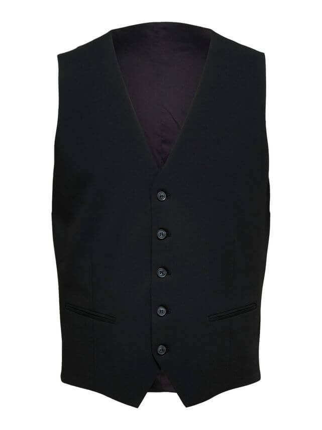 Slim Liam Vest Flex Black
