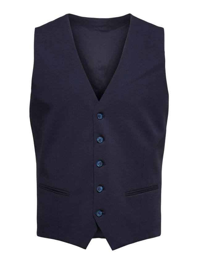 Slim Liam Vest Flex Navy Blazer