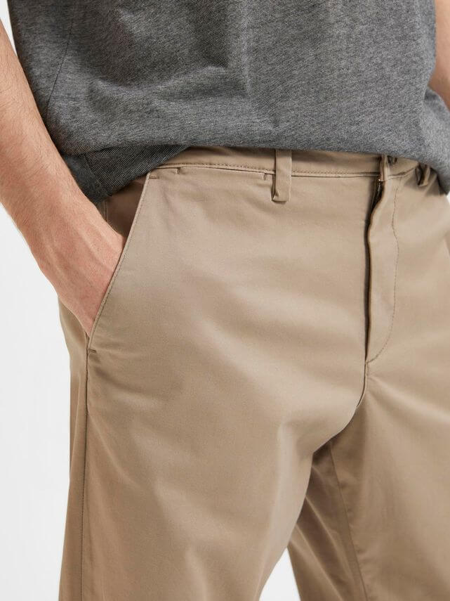 Slim New Miles Flex Pant Greige