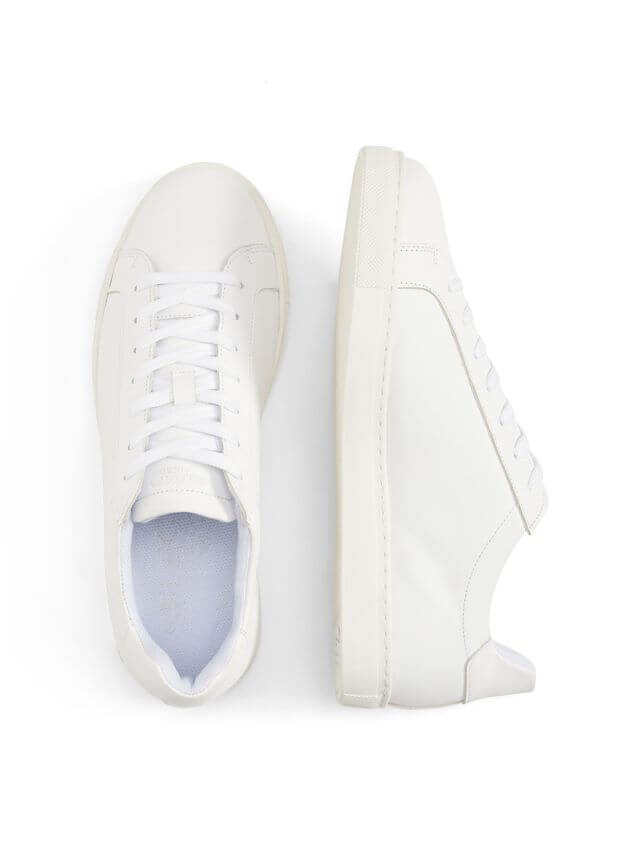 Evan Leather Sneakers White