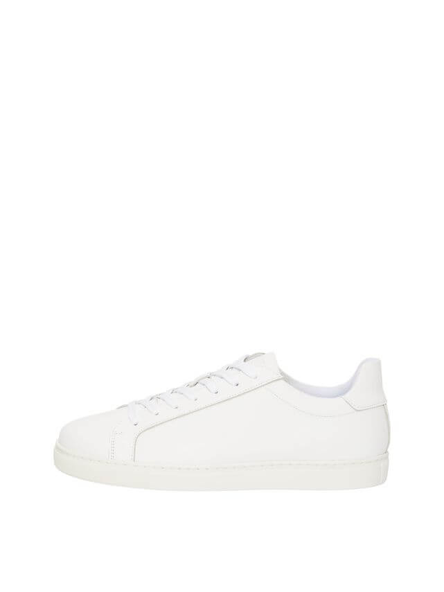Evan Leather Sneakers White