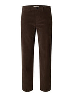 Selected "SLM196-STRAIGHT MILES" Fløjlsbukser Brown