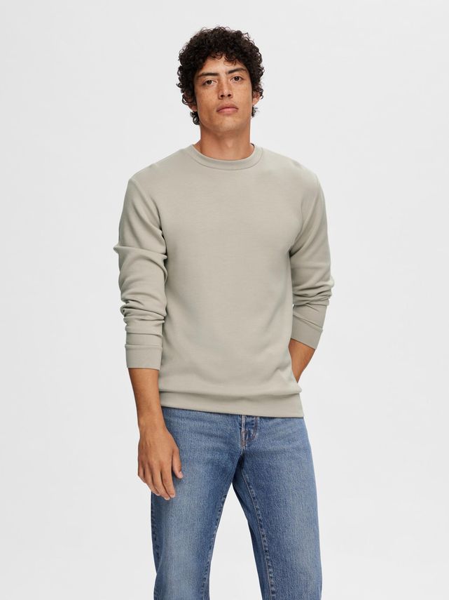 Slhmanuel Soft Crew Neck Sweat Noo Pure Cashmere