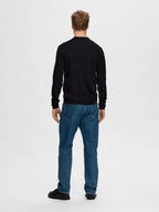 Town Ls Knit Open Polo Sky Captain