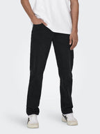 Edge Straight Black Jenas Black Denim