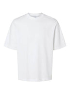 Loose Oscar Ss Oneck Tee Bright White