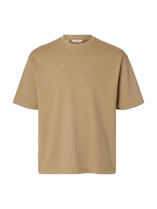 SLMLoose Oscar SS O-Neck Tee Noos Savannah Tan