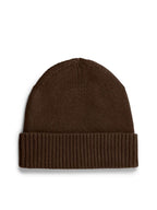 Tommy Hilfiger Flag Pima Cotton Beanie Brown