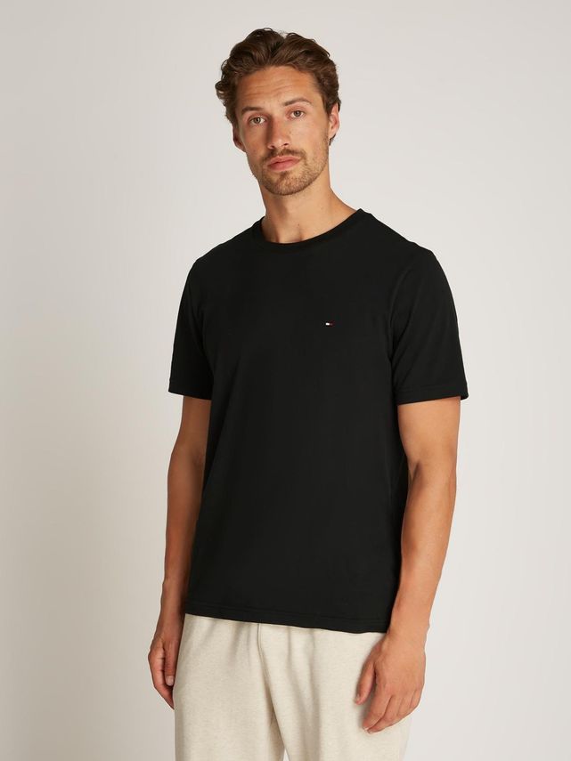 Essential Reg Fit Solid Tee Black