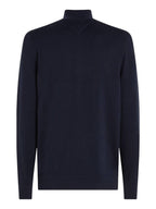 Essential Cotton Zip Knit Desert Sky