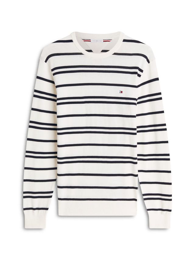 Tommy Hilfiger Essential Cotton Crew Neck Ivory Petal