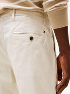 Denton Printed Structure Chino Ivory Silk