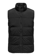 Global Puffer Vest Black
