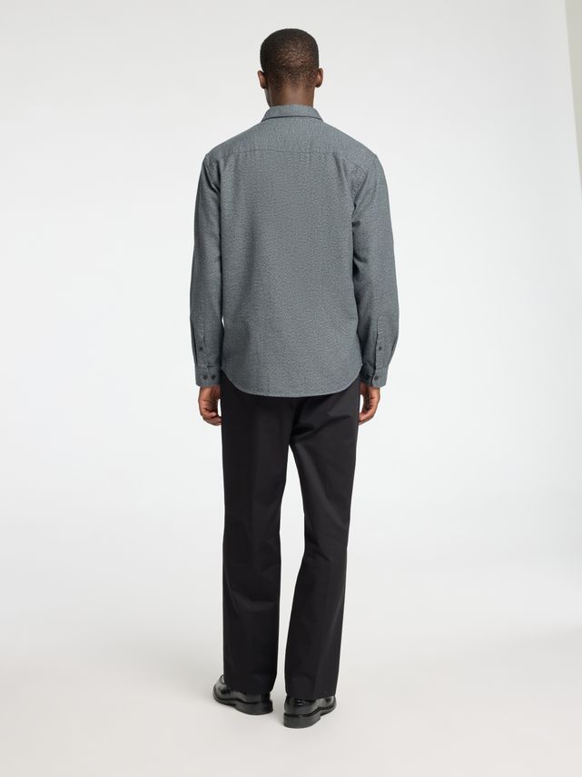 Selected Homme Reg-Owen Flannel Mix Shirt Dark Navy