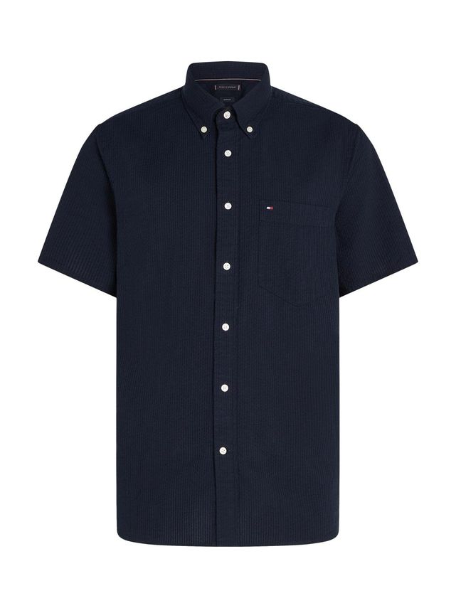 Seesucker Solid SS RF Shirt Desert Sky