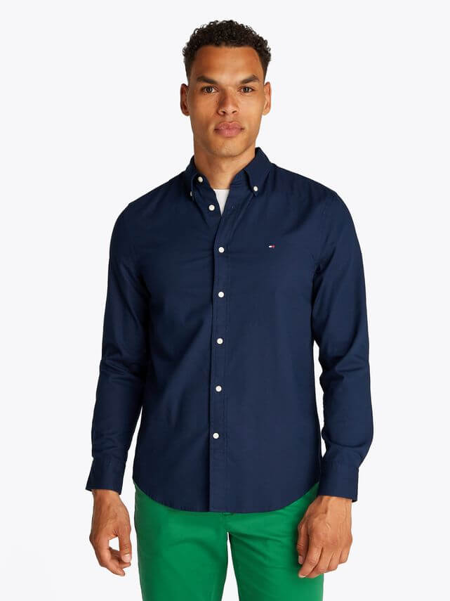 Flex Dobby Shirt Carbon Navy