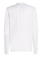 Pigment Dye Mao Collar Shirt Optic White