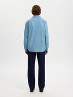 SLMRegclaus Carlo Denim LS Shirt Light Blue Denim