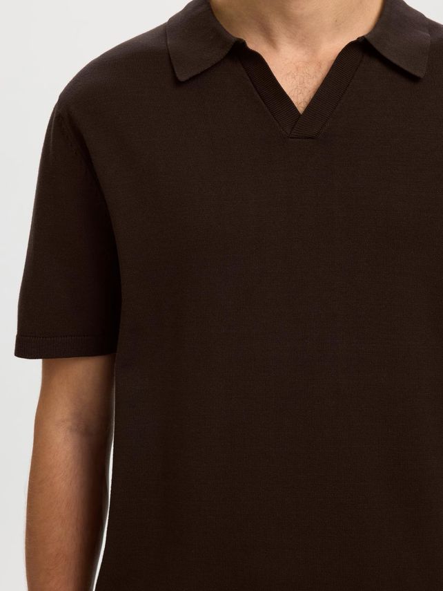 SLHTeller SS Knit Polo Noos Delicioso