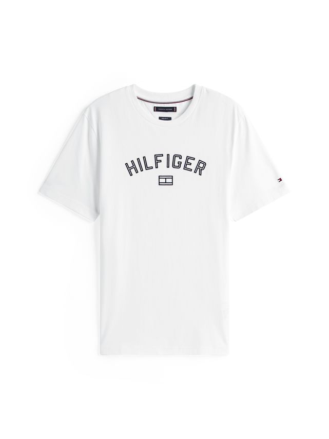 Hilfiger Flock Tee White