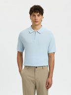 SLMCRAN SS Knit Structure Zip Polo