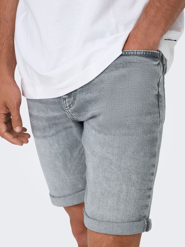Ply Mgd Tai Shorts Medium Grey