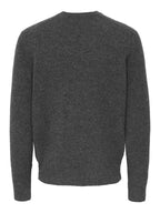 Onsray Reg Ls Crew Knit Frml Noos Dark Grey Melan