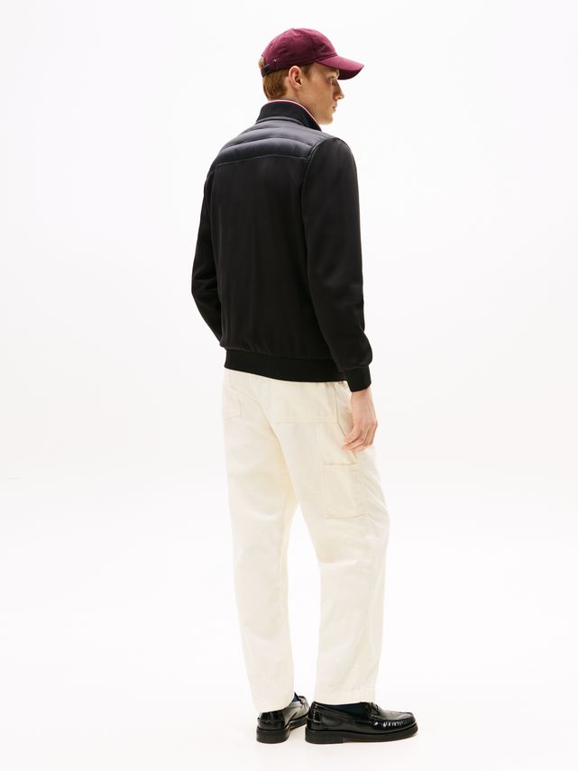 Mix Media Stand Collar BDS Black