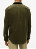 Tommy Hilfiger Solid Corduroy RF Shirt Huntsman Green