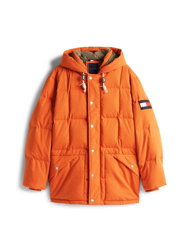 Square Baffled Down Parka Voyager Ora