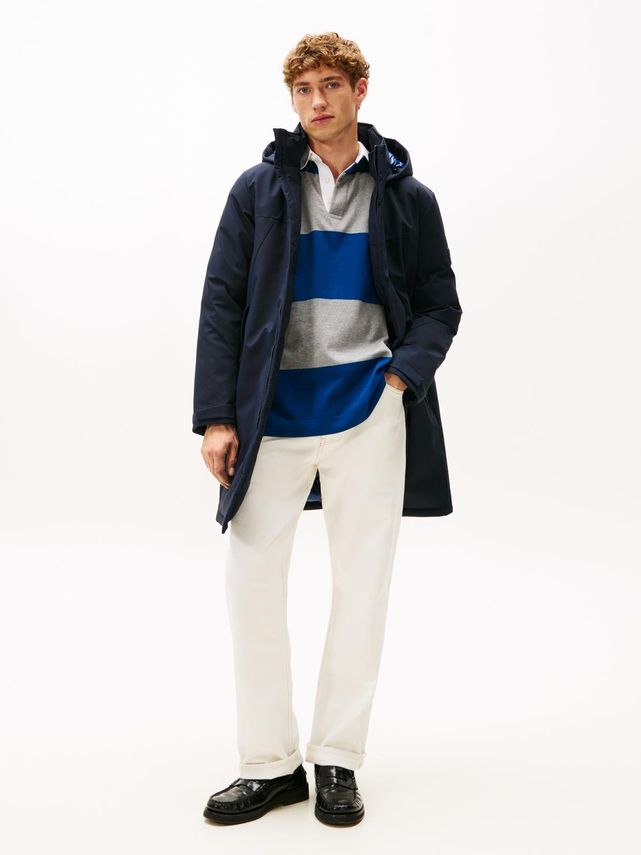 Tech Hooded Padded Parka Desert Sky