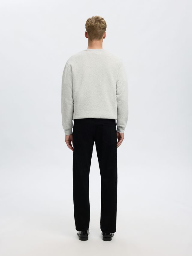 Slh196 Straight Ben Stay Black 600 Black Denim