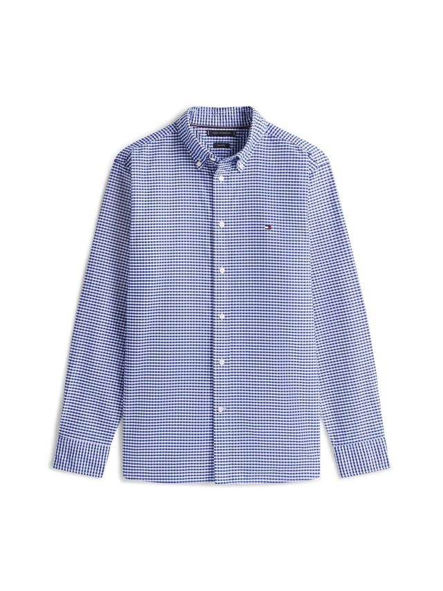 Heritage Oxford Gingham Shirt Royal Blue