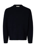 Slhteller Fn Relaxed Crew Neck Noos Black