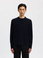 Slhteller Fn Relaxed Crew Neck Noos Black