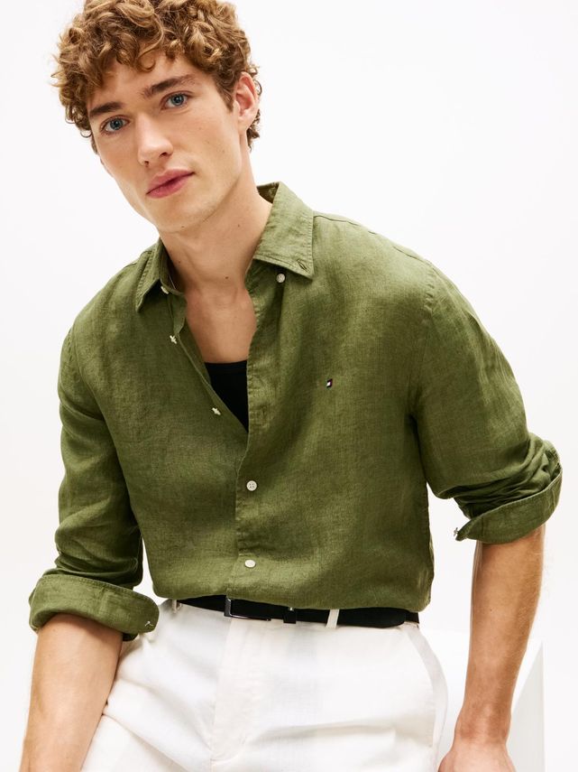 Pigment Dyed LI Solid RF Shirt Dark Artich
