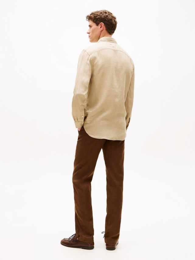 Pigment Dyed LI Solid RF Shirt Sandalwood