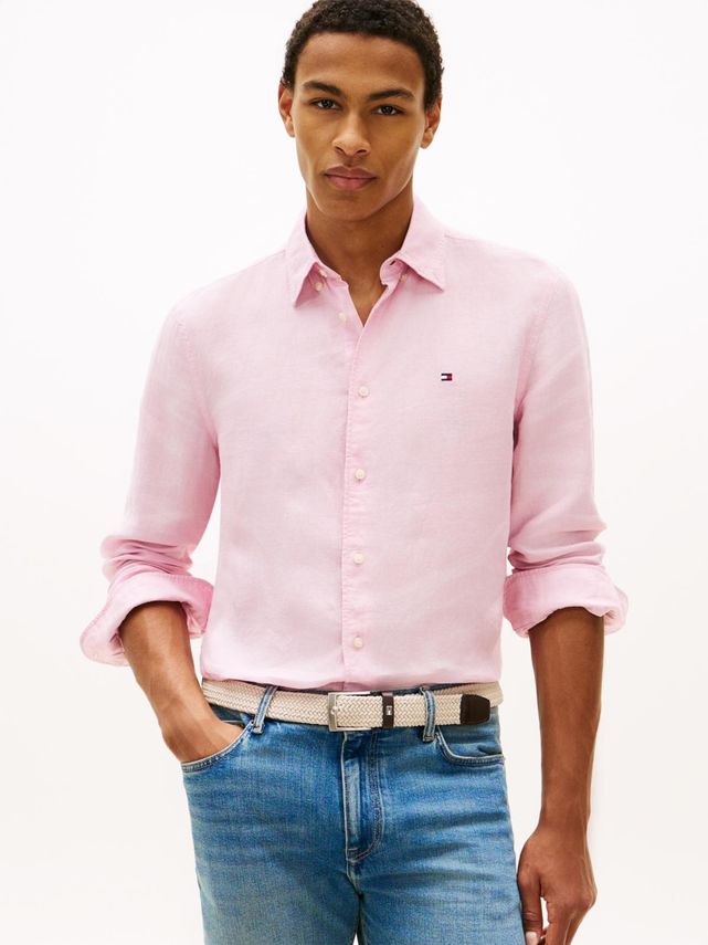 Pigment Dyed LI Solid RF Shirt Classic Pin