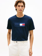 Brand Love Text Box Tee Desert Sky